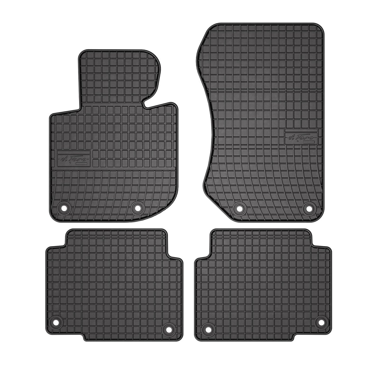 BMW 3 SERIES E36 Floor Mats - Omac - El Toro Rubber - Black - '92-'98